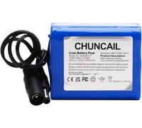 Batterie lithium-ion rechargeable DC12 V 6000 mAh,convient pour les caméras sans fil,les appareils photo,les lecteurs MP3,les claviers électroniques,etc.