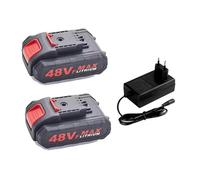 Batterie Lithium-ion Rechargeable De Grande Capacité 21V 48VF, Compatible Avec WORX, Scie Électrique, Perceuse Électrique Et Outils Électriques De Jardin(2 Battery 1 Charger)