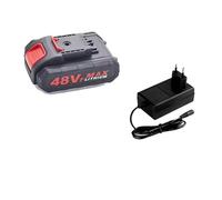 Batterie Lithium-ion Rechargeable De Grande Capacité 21V 48VF, Compatible Avec WORX, Scie Électrique, Perceuse Électrique Et Outils Électriques De Jardin(1 Battery 1 Charger)