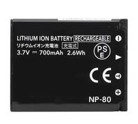 Batterie lithium-ion rechargeable NP-80 3,7 V 700 mAh pour appareil photo Casio MR1 EX-Z1 Z2