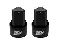 Batterie Lithium-ION Rechargeable Universelle 12 V 1500 mAh, Compatible avec Tournevis électrique, perceuse électrique, Mini-meuleuse d'angle(2PCS-1500mah)