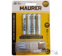 Batterie Lithium Ministyle Rechargeable USB-C Coffret De 4 Pz Capacité 900 MWh