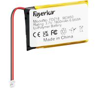 Batterie Lithium-Polymère 3,7 V 1800 Mah 963450 Rechargeable Avec Connecteur Jst Pour Vxi Blue Parrott Confirme La Polarité De L'appareil Et Du Connecteur Avant L'achat