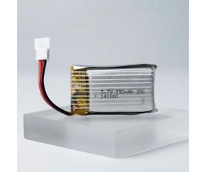 Batterie lithium-polymère 3,7 V 350 mAh 1S avec connecteur Molex XH 2.54 2P pour avion radiocommandé, quadcopter, drone, hélicoptère, voiture, Cessna, Jet, compatible avec Volantex, Flybear et jouets