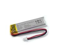 Batterie Lithium Polymère innCraft Energy 300mAh 3.7V, 40x12x6 Modèle 601240 2P Molex 51021-020 Connecteur 1.25mm
