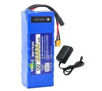 Batterie lithium-polymère rechargeable 12V bateau amorceur radiocommandé | Batterie LiPo remplacement 12V 18Ah 22Ah 24Ah 30Ah avec témoin LED, pour bateau radiocommandé pêche au filet