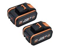 Batterie lithium rechargeable 20 V 4,0 Ah WA3553 WA3551 WA3553.1 WA3570 compatible avec tous les outils électriques et de jardin WORX(8.0Ah-2PCS)