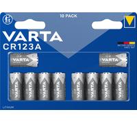 Batterie Lithium Varta CR123A 3V Photo Blister 10 Pièces