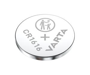 Batterie Lithium Varta CR1616 3V 55mAh, Pile Bouton Usage Unique, Diamètre 16mm, Hauteur 1.6mm, Plage de Température -20°C à 60°C