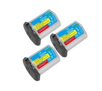 Batterie LP-E19 LP-E19 LP-E4N avec Chargeur Rapide LCD À Double Emplacement, Compatible avec Canon, for EOS 1DX 1D X Mark II 1Ds Mark III 1D Mark III 1(3 Pcs Battery)