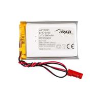 Akyga LP573450 Pack de piles rechargeables x batterie spéciale LiPo 3.7 V 980 mAh