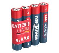 batterie LR03 longlife alcaline ANSMANN Rouge pile alcaline AAA Micro (4-pack)