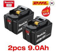 Batterie Makita 100% originale 18v, batterie au lithium 6Ah/5Ah 9Ah pour outils Makita DTW700 DDF487 DTD173 DGA404 HR140D DJV182 1PCS 6.0Ah