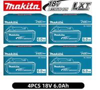 Batterie Makita 100% originale, batterie rechargeable 18V 6,0Ah, remplaçant les batteries Makita BL1830B L1840B L1850B L1860B, batterie pour outils électriques M DTW285 X1