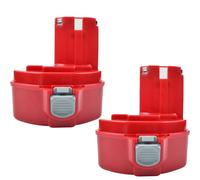 Batterie Makita 14,4V pour outils électriques, capacité 3500mAh / 4000mAh, compatible avec plusieurs modèles, 2 pièces 4,0 Ah