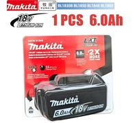 Batterie Makita 18v 100% authentique/d'origine BL1850b BL1850 BL1860 BL 1860 BL1830 BL1815 BL1840 LXT400 6.0Ah pour outils Makita, perceuse DC18RC LED