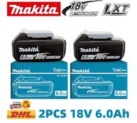 Batterie Makita 18V 6Ah 100% originale BL1860B, batterie lithium-ion rechargeable pour outils électriques Makita 18V, remplacement de la batterie. M 6.0AHX2 B