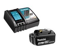 MAKITA 191B51-7 Pack chargeur rapide DC18RC + 1 batterie 18V 5Ah Li-ion BL1850B