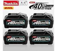 Batterie Makita 40V Max XGT, batterie originale rechargeable au lithium-ion 5Ah pour batterie d'outils électriques makita 40V BL4025, BL4040, BL4050 40V chargerX1