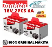 Batterie Makita BL1860B 18V 6.0Ah 100% originale avec indicateur de puissance LED, durée de fonctionnement prolongée pour les outils sans fil LXT 1pus DTW285