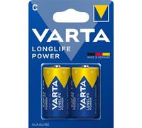 BATTERIE MEZZA TORCIA C 1.5V LONGLIFE POWER ALCALINA - 2PZ