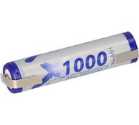 Batterie micro AAA NI-MH 1,2 V 1000 mAh U à souder rechargeable + faible auto-décharge