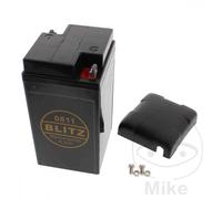 Batterie moto 0811 gel noir 6V avec couvercle flash