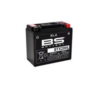 BS-Battery Batterie moto BTX20L 300689 – AGM SLA 12V 18 Ah Noir