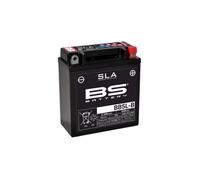 Batterie moto avec pack acide BS Battery BB5L-B - blanc/noir/rouge - TU