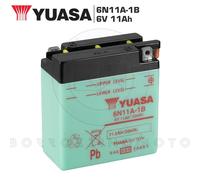 Yuasa Batterie 6N11A-1B 6V 11Ah - livrée sans acide