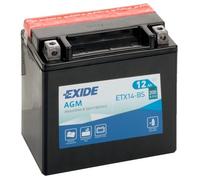 Batterie moto Exide ETX14-BS YTX14-BS 12v 12ah 200A