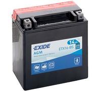 BATTERIE MOTO ETX16-BS EXIDE 12V 14Ah 215A