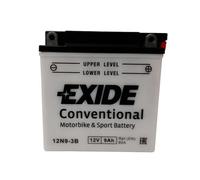 Batterie moto Exide 12N9-3B 12v 9ah 85A