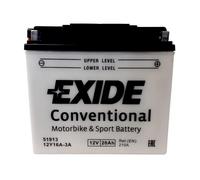 Batterie moto Exide 12Y16A-3A 12v 20ah 210A