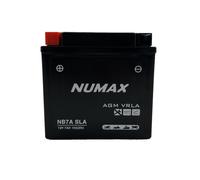 Batterie moto NUMAX NB7-A SLA 12V 7Ah 105A Dimensions: 135x75x133mm et plus à Gauche