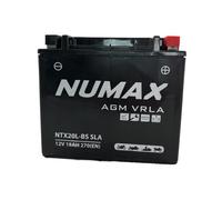 Batterie moto NUMAX NTX20-BS SLA 12V 18Ah 270A Dimensions: 175x87x155mm et plus à Gauche