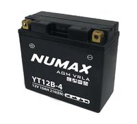 Batterie moto Numax Premium AGM YT12B-4 12V 10Ah 210A