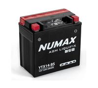 Batterie moto Numax Premium AGM YTX14-BS 12V 12Ah 200A