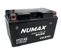 Batterie Numax AGM SLA scellée YTZ14S 12 V 11,2 AH 230 AMPS EN