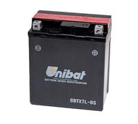 Batterie Moto Unibat CBTX7L-BS 6 Ah 85 CCA 11471131mm Aprilia Derbi Piaggio