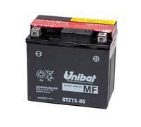 Batterie Moto UNIBAT CTZ7S-BS 6 Ah 130 Cca 113 70 105mm BMW Honda KTM Kymco Sym
