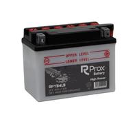 Batterie Moto YB4L-B AGM High Power 12V 4Ah 45Amp. Puissance de Démarrage Maximale. Fabrication en Europe.