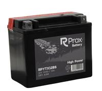 Batterie moto YTX12-BS AGM High Power 12 V 10 Ah 180 Amp. Puissance de démarrage maximale. Fabriquée en Europe.