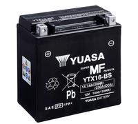 Yuasa Battery Batterie YTX16-BS AGM Argenté