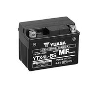 Yuasa Batterie moto YTX4L-BS AGM 12 V 3,2 Ah 50 A Argenté
