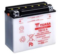 Batterie YUASA type YB18-A (livrée sans acide)