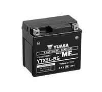 Batterie moto Yuasa YTX5L-BS - Sans entretien - 12 V 4 Ah - Dimensions: 114 x 71 x 106 mm compatible avec YAMAHA WR450F 450 2003