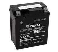 Batterie YUASA YTX7L 12V 6Ah CCA100 Préchargé Scellée Sans Entretien AGM