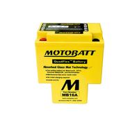 MotoBatt batterie MB16A 12 V 19 Amp 200 CCA QuadFlex AGM activée en usine