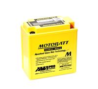 Batterie Motobatt MBTX16U 12V 19Ah CCA245A CE U